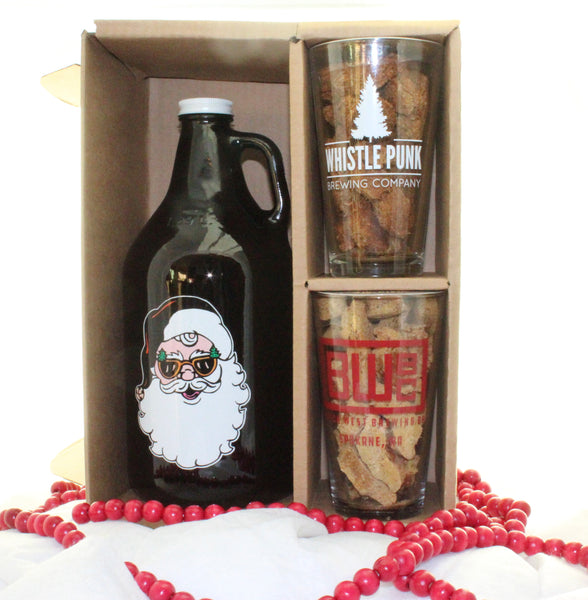 Holiday Growler + Pint Set